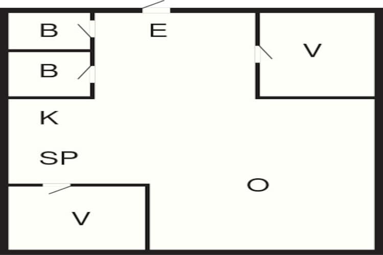 4 persoons vakantie huis in Hjørring-Plattegrond