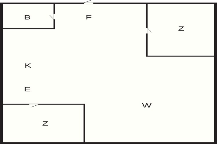 Maison de vacances pour 4 a Hjørring - Plan