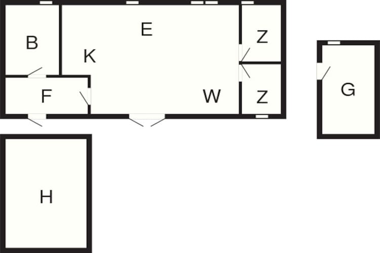 6 persoons vakantie huis in Løkken-Plattegrond