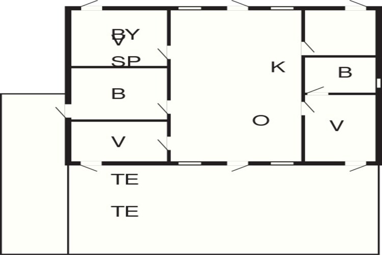 6 persoons vakantie huis in Slagelse-Plattegrond
