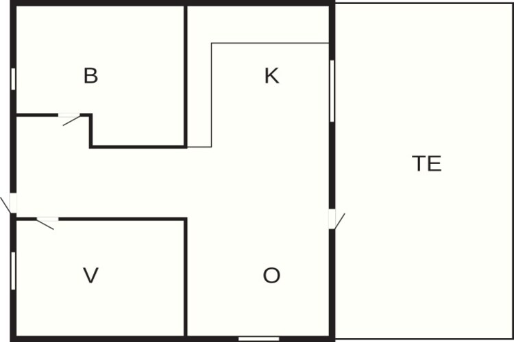 Zomerjuweel in Centraal Visby-By Traum-Plattegrond