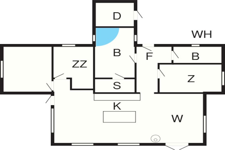 Maison de vacances pour 10 a Væggerløse - Plan