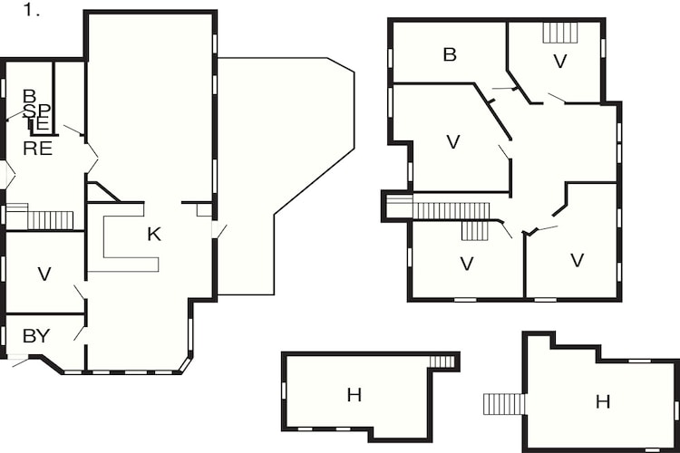 Refuge spacieux a Sonderborg-By Traum-Plan d'étage