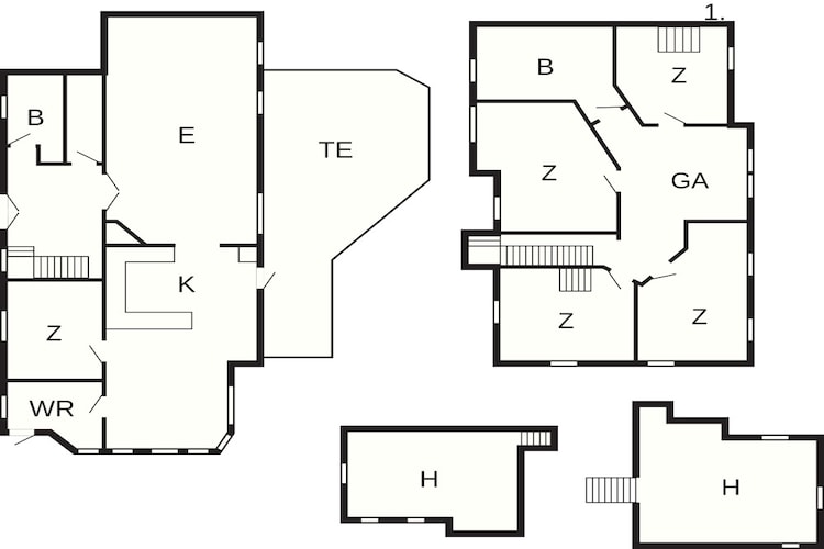 Spacious Cottage Retreat in Sonderborg-By Traum-Floor plan