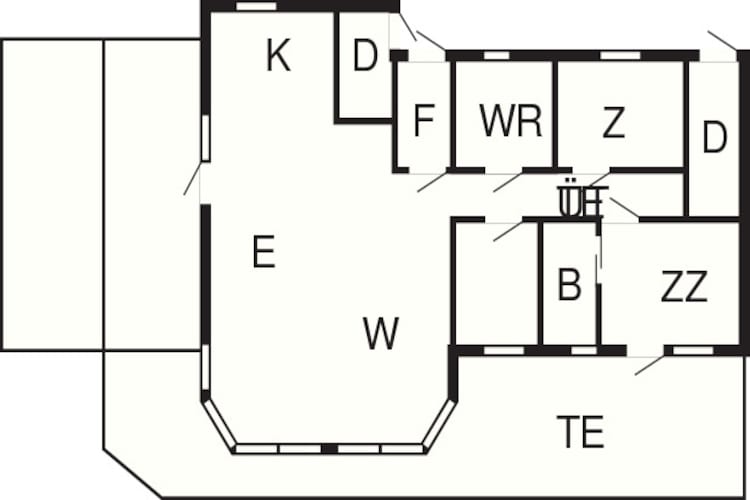 Maison de vacances pour 8 a TORVIKBUKT-Plan d'étage