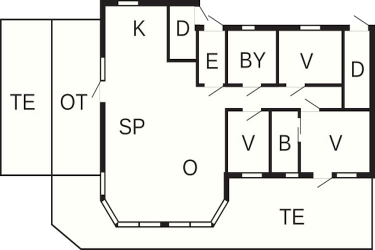 8 persoons vakantie huis in TORVIKBUKT-Plattegrond