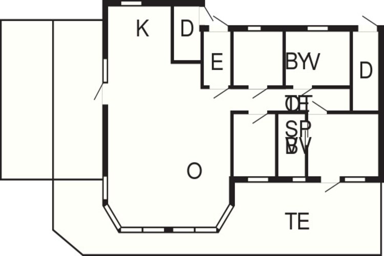 8 persoons vakantie huis in TORVIKBUKT - Plattegrond