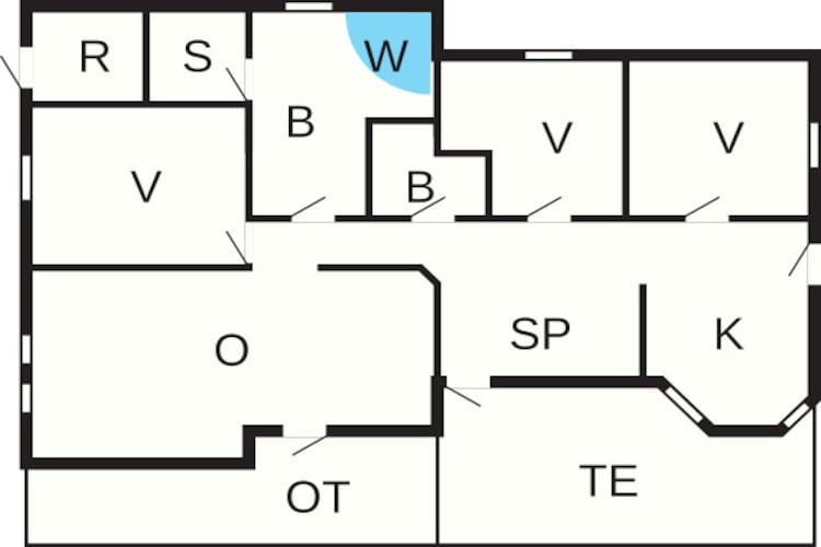 7 persoons vakantie huis in Gilleleje-Plattegrond