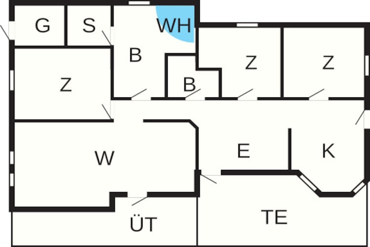 7 persoons vakantie huis in Gilleleje-Plattegrond