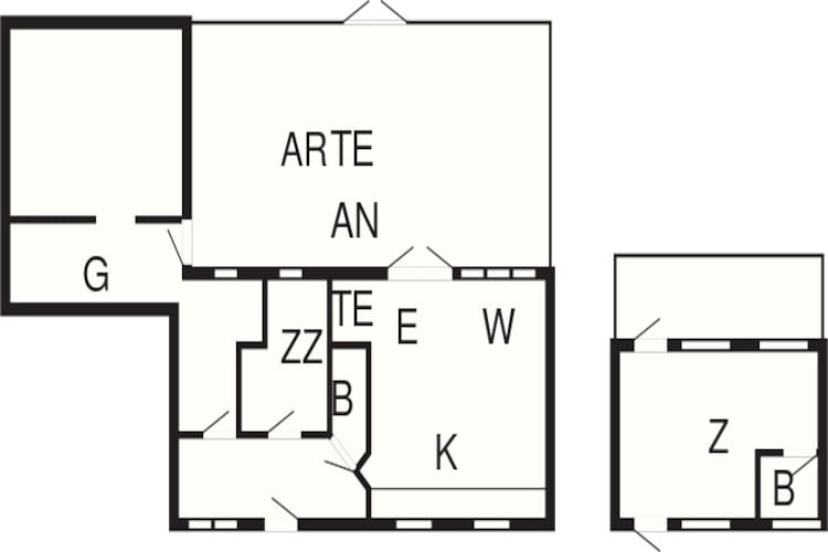 8 Personen Ferienhaus in Strøby-Grundriss
