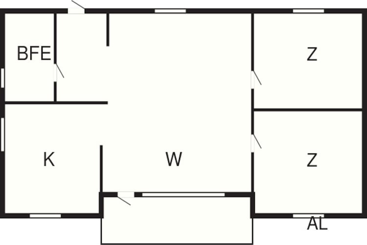 4 person holiday home in SKÅNES-FAGERHULT-Floor plan