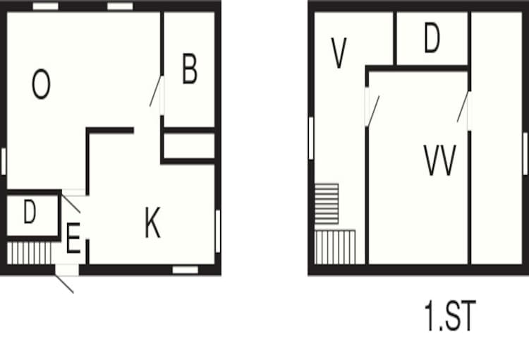 Maison de vacances pour 7 a GRISSLEHAMN-Plan d'étage