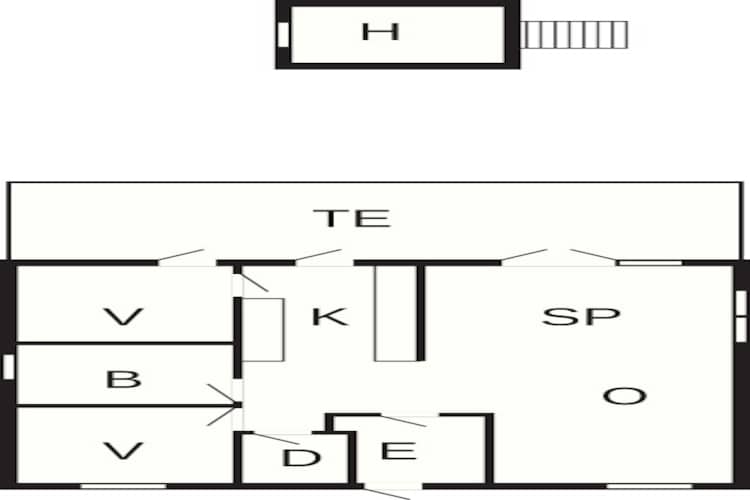 Kustsereniteit bij Skaven Strand-By Traum-Plattegrond