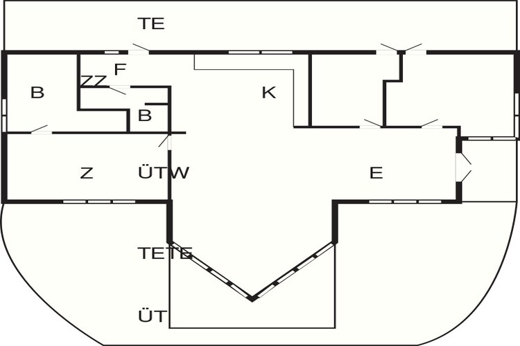 6 persoons vakantie huis in Ebeltoft-Plattegrond