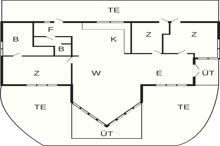 6 persoons vakantie huis in Ebeltoft-Plattegrond
