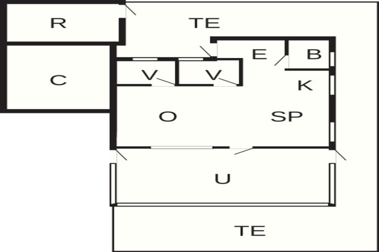 4 persoons vakantie huis in Haderslev - Plattegrond