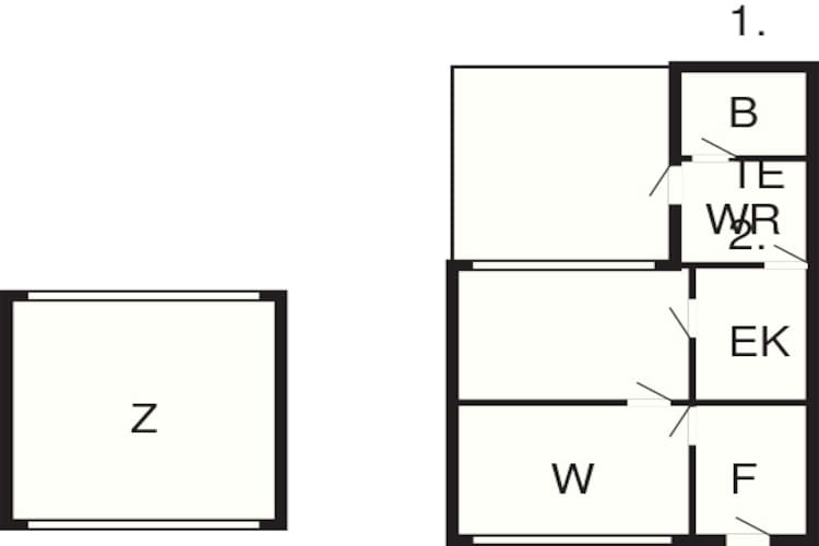 Maison de vacances pour 3 a Ærøskøbing-Plan d'étage