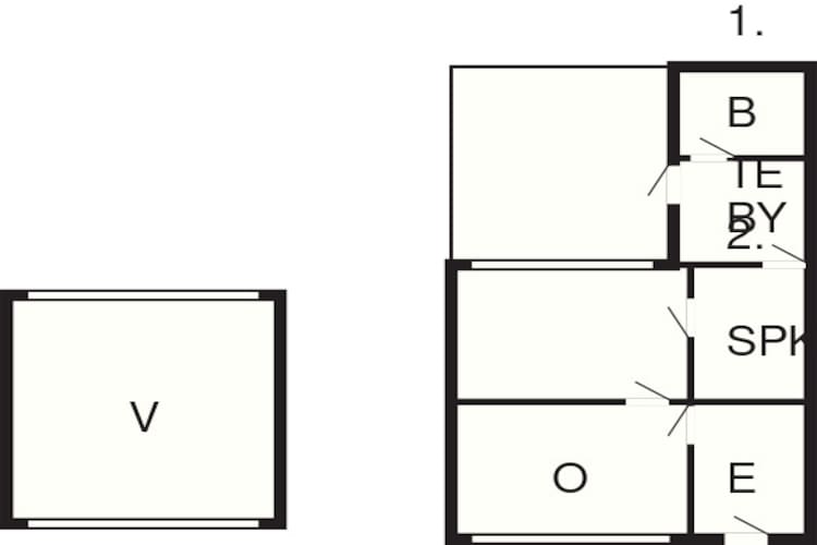Maison de vacances pour 3 a Ærøskøbing-Plan d'étage