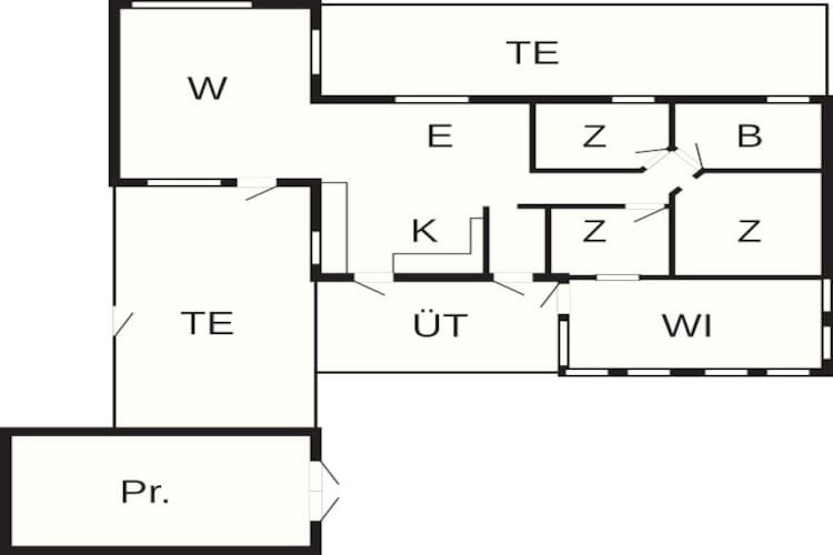 Gezellige Cottage-oase in Trend-By Traum - Plattegrond