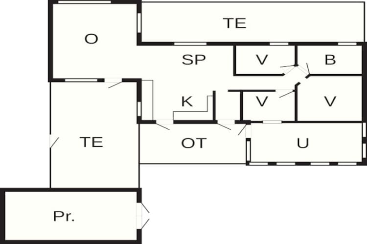 Gezellige Cottage-oase in Trend-By Traum - Plattegrond