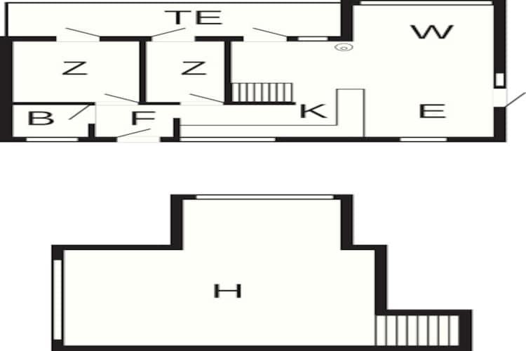 6 persoons vakantie huis in Roslev-Plattegrond