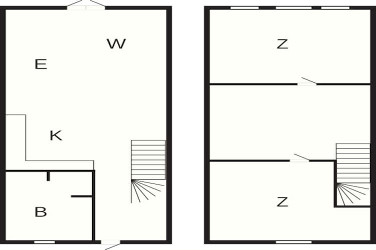 Maison de vacances pour 6 a Hadsund - Plan