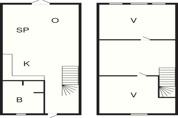 6 person holiday home in Hadsund - Floor plan