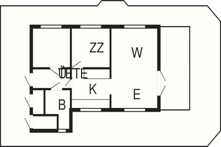 Gezellige Kusthut Rustplaats-By Traum-Plattegrond