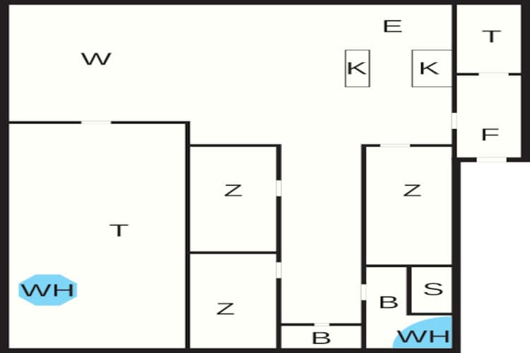Gezellig vakantiehuis in Tranum-By Traum-Plattegrond