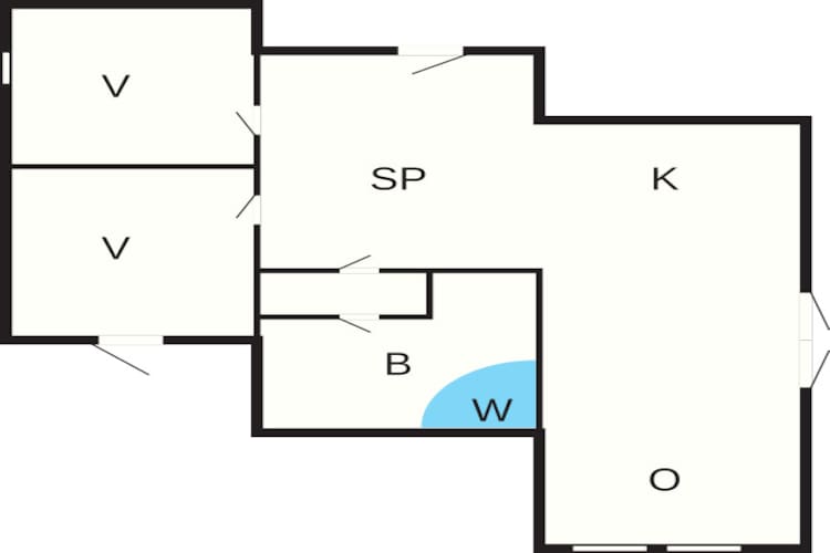 6 persoons vakantie huis in Karrebæksminde-Plattegrond