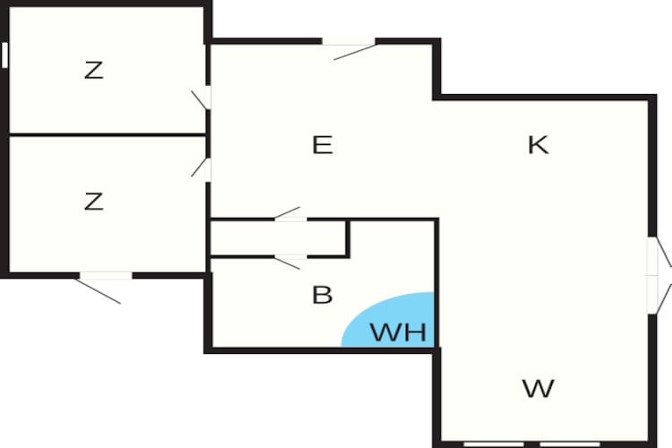 6 persoons vakantie huis in Karrebæksminde-Plattegrond