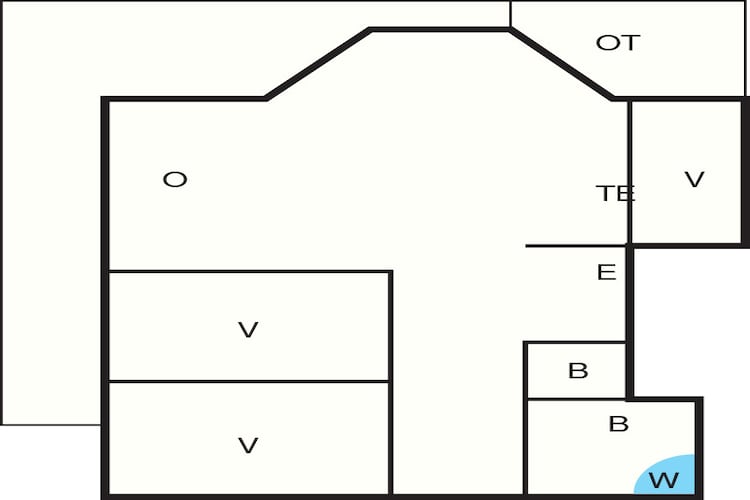 6 person holiday home in Saltum-Floor plan