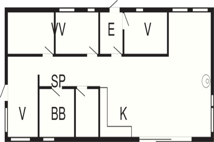 Strandplezier bij Saltum Strand-By Traum-Plattegrond