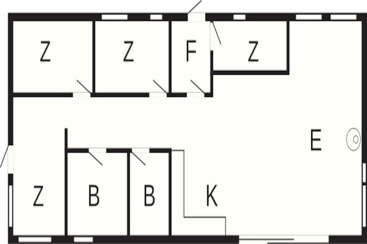 Strandplezier bij Saltum Strand-By Traum-Plattegrond