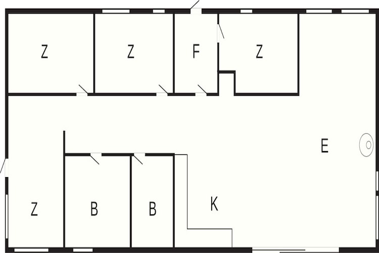 Strandplezier bij Saltum Strand-By Traum-Plattegrond