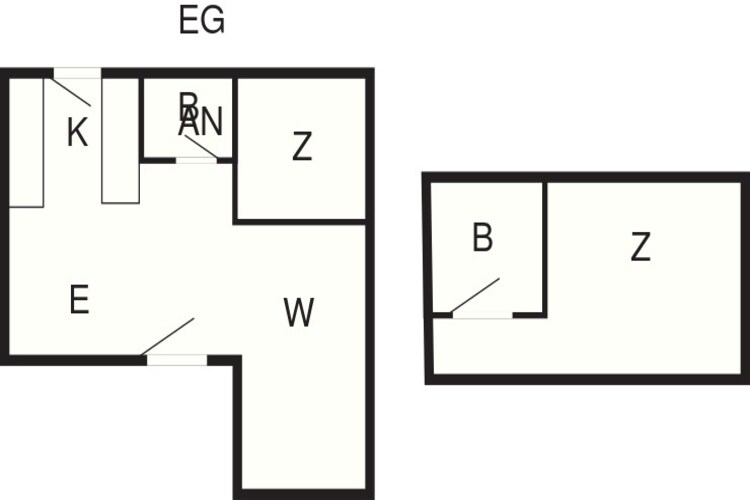4 persoons vakantie huis in Blokhus-Plattegrond
