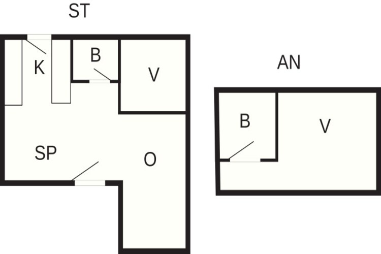 4 persoons vakantie huis in Blokhus-Plattegrond