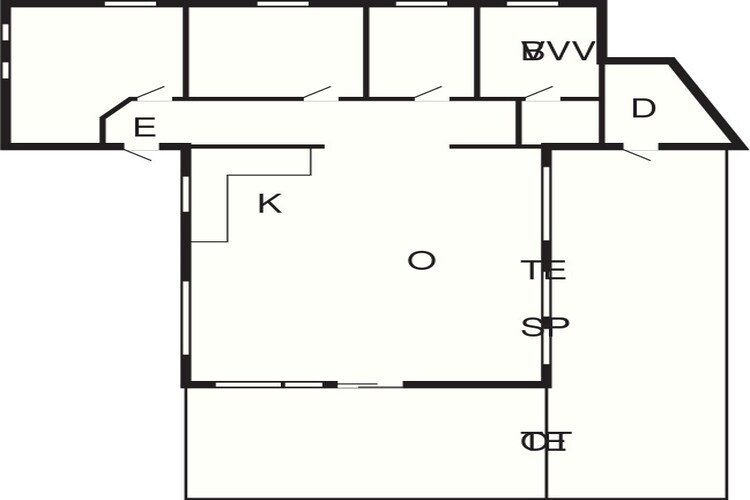 Gezellig kusthuis in Blokhus-By Traum-Plattegrond