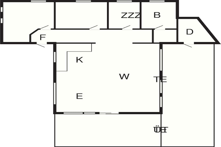 Gezellig kusthuis in Blokhus-By Traum - Plattegrond
