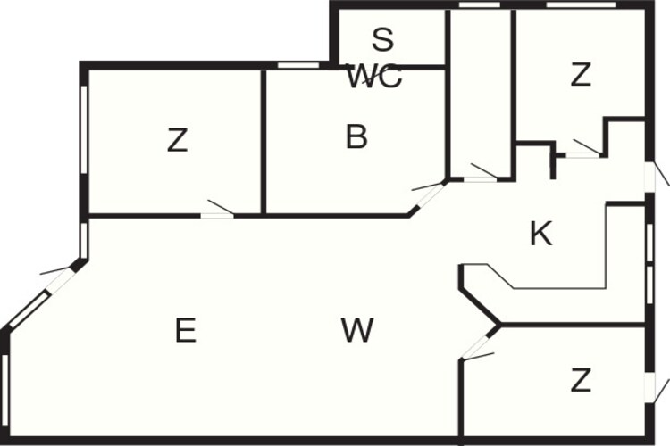 6 persoons vakantie huis in Løkken-Plattegrond