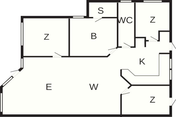 6 persoons vakantie huis in Løkken-Plattegrond