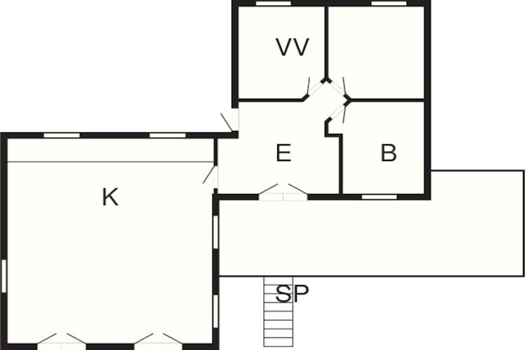Rustig toevluchtsoord in Blokhus-By Traum - Plattegrond