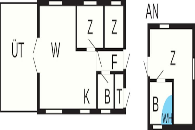 Maison de vacances pour 6 a Hadsund - Plan