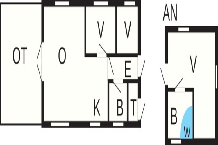 Maison de vacances pour 6 a Hadsund - Plan
