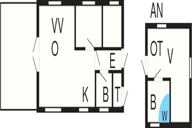 6 persoons vakantie huis in Hadsund - Plattegrond