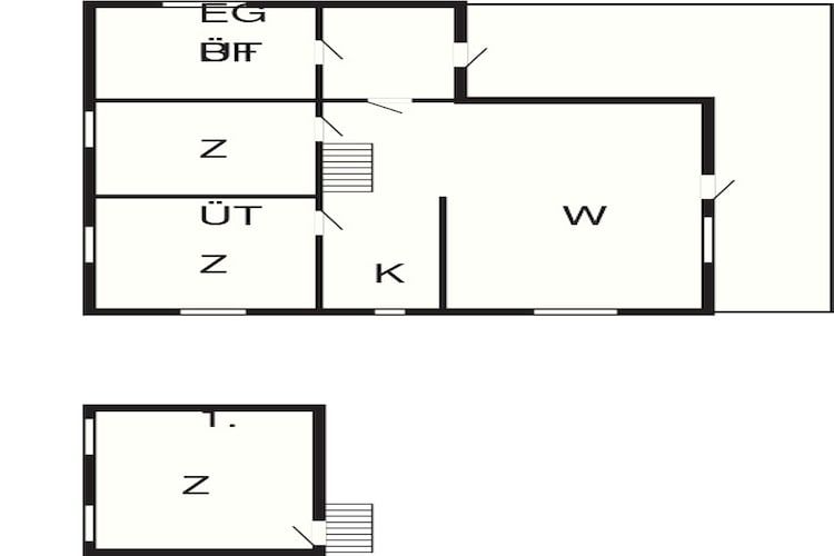 6 Personen Ferienhaus in Brekke - Grundriss
