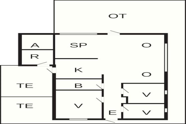 Kustsereniteit bij Nr. Lyngby-By Traum-Plattegrond