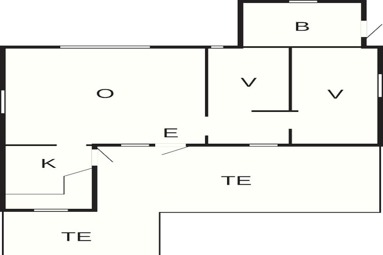 4 persoons vakantie huis in Fjerritslev-Plattegrond