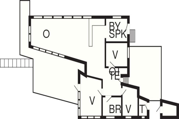 6 Personen Ferienhaus in Bryrup - Grundriss