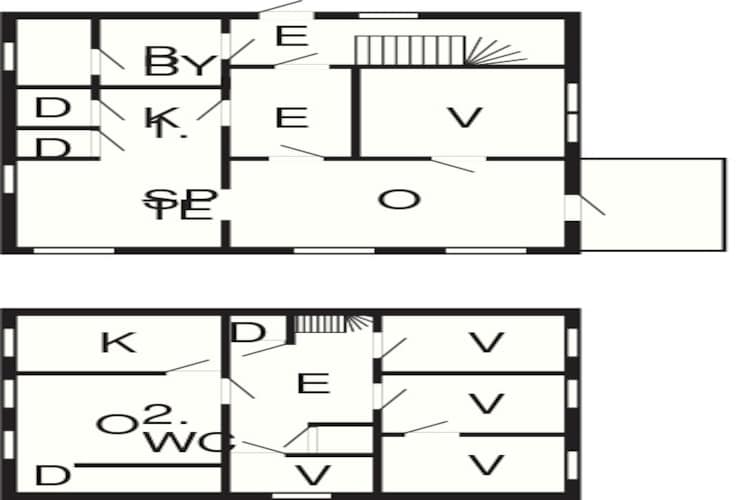 10 person holiday home in Brekke-Floor plan